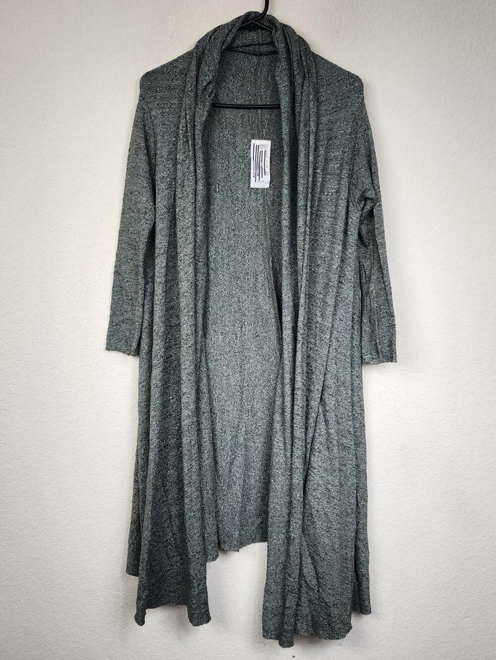Free People Vintage Grey Cardigan Sweater